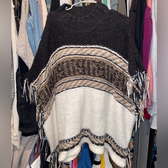 Free People Sweaters - Free People Labyrinth Poncho